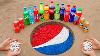 Pepsi Logo In The Hole With Orbeez Coca Cola Mentos U0026 Popular Sodas
