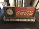Please Pay When Served Vintage Coca Cola Light Up Sign-Clock/All Original
