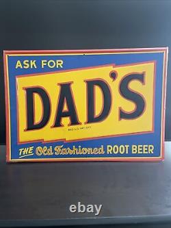 Pm-1 Original & Authentic''dad's Root Beer'' Metal Sign 27x19 Inch Made In USA