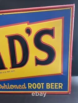 Pm-1 Original & Authentic''dad's Root Beer'' Metal Sign 27x19 Inch Made In USA