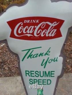 Policeman Sign Slow School Crossing Coca Cola