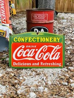 Porcelain Advertising Sign Coca-Cola 27in