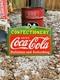 Porcelain Advertising Sign Coca-Cola 27in