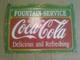 Porcelain Coca Cola Enamel Sign 32x24 Inches