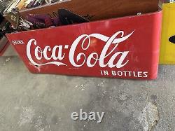 Porcelain Coca Cola Sled Sign