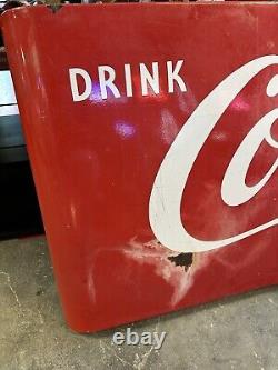 Porcelain Coca Cola Sled Sign