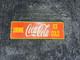 Porcelain Coca-cola Enamel Sign 12x4 Inches