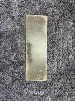 Porcelain Coca-cola Enamel Sign 12x4 Inches