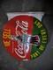 Porcelain Coca-cola Enamel Sign 18x18 Inches Double Sided With Flange