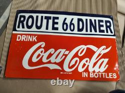 Porcelain Coca-cola Enamel Sign 30x20 Inches