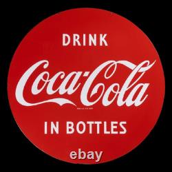 Porcelain Coca-cola Enamel Sign 30x30 Inches Double Sided