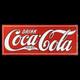 Porcelain Coca-cola Enamel Sign 36x14 Inches