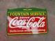 Porcelain Coca-cola Enamel Sign 36x24 Inches