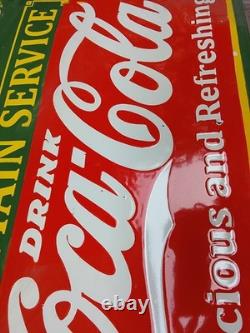 Porcelain Coca-cola Enamel Sign 36x24 Inches