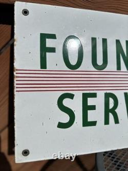 Porcelain Coca-cola Enamel Sign 40x16 Inches