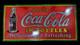 Porcelain Coca-cola Enamel Sign 42x20 Inches Double Sided