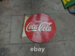 Porcelian Coca Cola Enamel Sign Size 30x30 Inches Double Sided