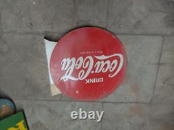 Porcelian Coca Cola Enamel Sign Size 30x30 Inches Double Sided
