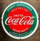 Porcelian Coca-cola Enamel Sign Size 30x30 Inches Double Sided