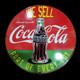 Porcelian Coca-cola Enamel Sign Size 30x30 Inches Double Sided