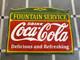 Porcelian Coca-cola Enamel Sign Size 48x36 Inches Double Sided