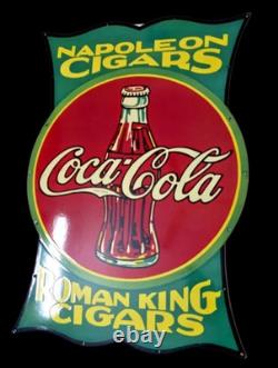 Porcelian Coca-cola Enamel Sign Size 60x38 Inches Double Sided