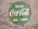 Porcelian Drink Coca-cola Enamel Sign Size 18x18 Inches