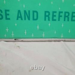 Price Brothers Coca-Cola Illuminated Sign Pause and Refresh Original SEE INFO