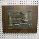 RARE 12 lbs Coca Cola bronze / 50 year bottling plant award plaque Piqua Ohio