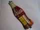 RARE 1930's COCA COLA BOTTLE SHAPED THERMOMETER SIGN NICE ORIGINAL CONDITION