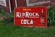 Rare 1939 58 Drink Red Rock Cola Metal Sign Soda Pop General Store Coke Crush