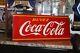 RARE 1940s BUVES COCA COLA EMBOSSED METAL SIGN FOUNTAIN COKE SODA POP