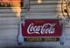 RARE 1941 cast iron Drink Coca Cola Coke Soda Fountain Service Advertising Sign
