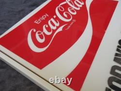 RARE! 1970s Coca-Cola Plastic Menu Board 21 x 11 Sign Today's Special Unused