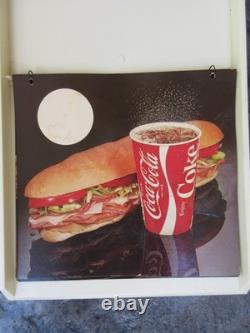 RARE! 1970s Coca-Cola Plastic Menu Board 21 x 11 Sign Today's Special Unused
