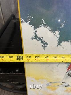 RARE 1984 COKE LIFT OFF Rocket Can Coca Cola London Advertising Poster Sign