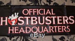 RARE 1989 Hardee's & Coca-Cola GHOSTBUSTERS II Headquarters Banner NEVER USED 2