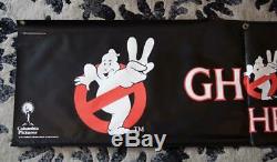 RARE 1989 Hardee's & Coca-Cola GHOSTBUSTERS II Headquarters Banner NEVER USED 2