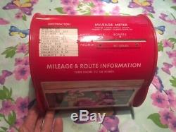 RARE Coca Cola Mileage & route meter COKE transportation from St Louis sign