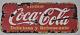 RARE EARLY COCA COLA PORCELAIN SIGN BAR RESTAURANT SPANISH 29x12 INCHES