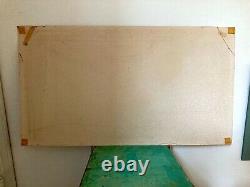 RARE HISTORIC 1957 African-American Coca Cola Sign 36x20 Cardboard Damaged