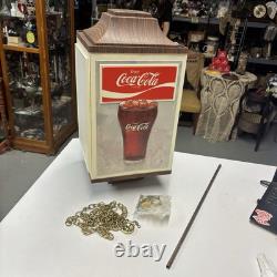 RARE! Hanging Coca-Cola 4 Sided Plastic Menu Special Sign Letters Numbers #12
