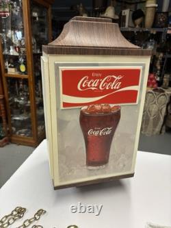 RARE! Hanging Coca-Cola 4 Sided Plastic Menu Special Sign Letters Numbers #12