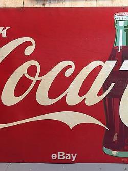 RARE Huge Vintage 1953 Drink COCA COLA Coke Billboard Sign American Artworks AAW