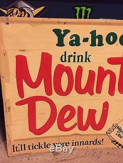 RARE Mountain Dew Sign