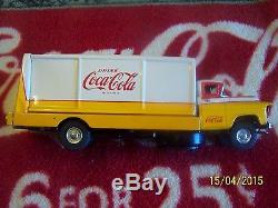 RARE OLD Coca Cola 1950 Coke Truck Bottle Carrier Drink Metal Steel Toy Service