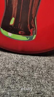 RARE & ORIGINAL 1992 20 Round COCA COLA Tin Button Sign. See VIDEO