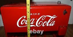 RARE Restored Vintage Coca Cola Coke Soda Salesman Sample Pop Cooler