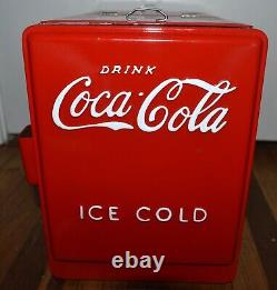 RARE Restored Vintage Coca Cola Coke Soda Salesman Sample Pop Cooler