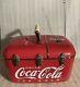 RARE! VINTAGE COCA COLA COOLER ICE BOX With RADIO / CD PLAYER FREE BUFFET CD INCL